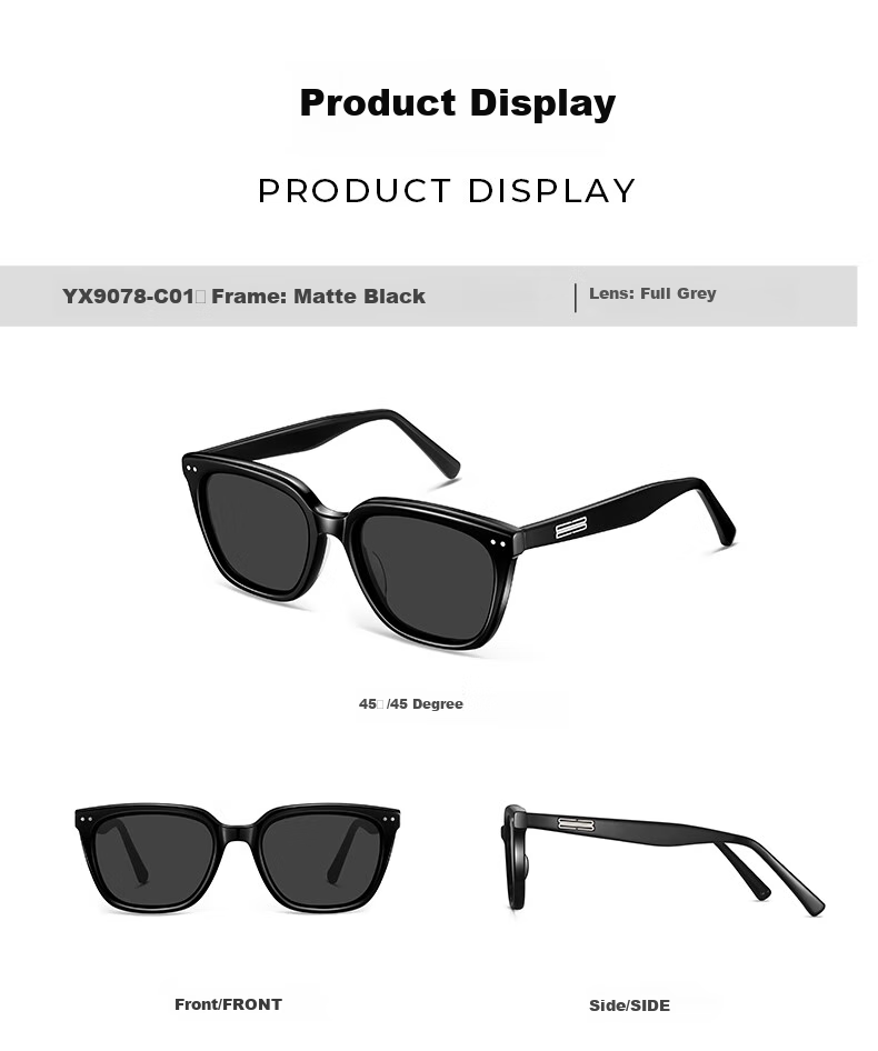 LOHO Sunglasses for Women, 2026 New Style GM Glasses for Men, Sunglasses with UV Protection, High-End Look, Makes Face Appear Smaller When Driving 7