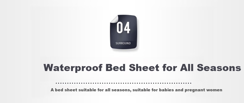 Hengyuanxiang Class A Quilted Fitted Sheet, Single Piece Washable, Dirt-Proof Non-Slip Mattress Protector Cover for Single Bed, 150*200cm 13