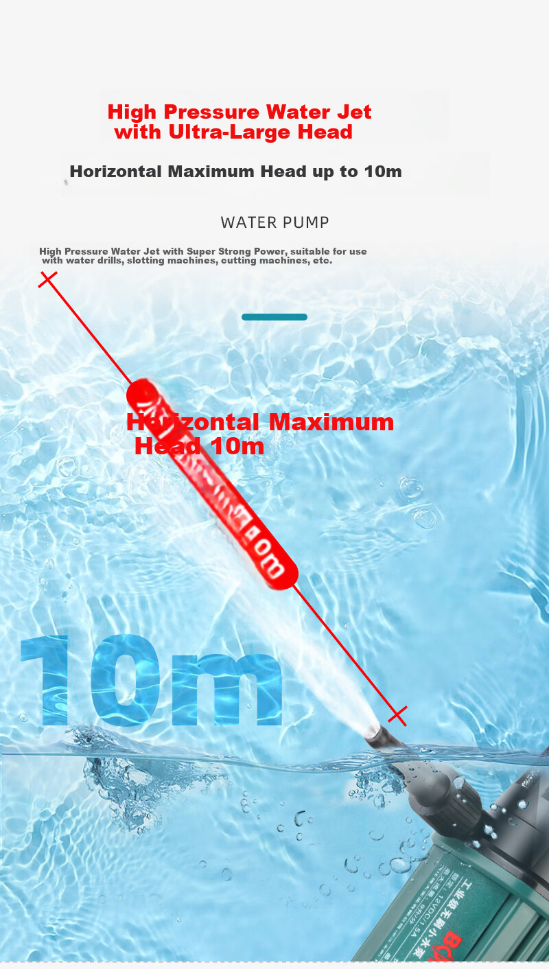 Boda Brushless Small Water Pump Grooving Machine, Water Drill, Water Pump, Small Water Pumping Machine, Cutting Machine, Miniature Water Suction Pump 5