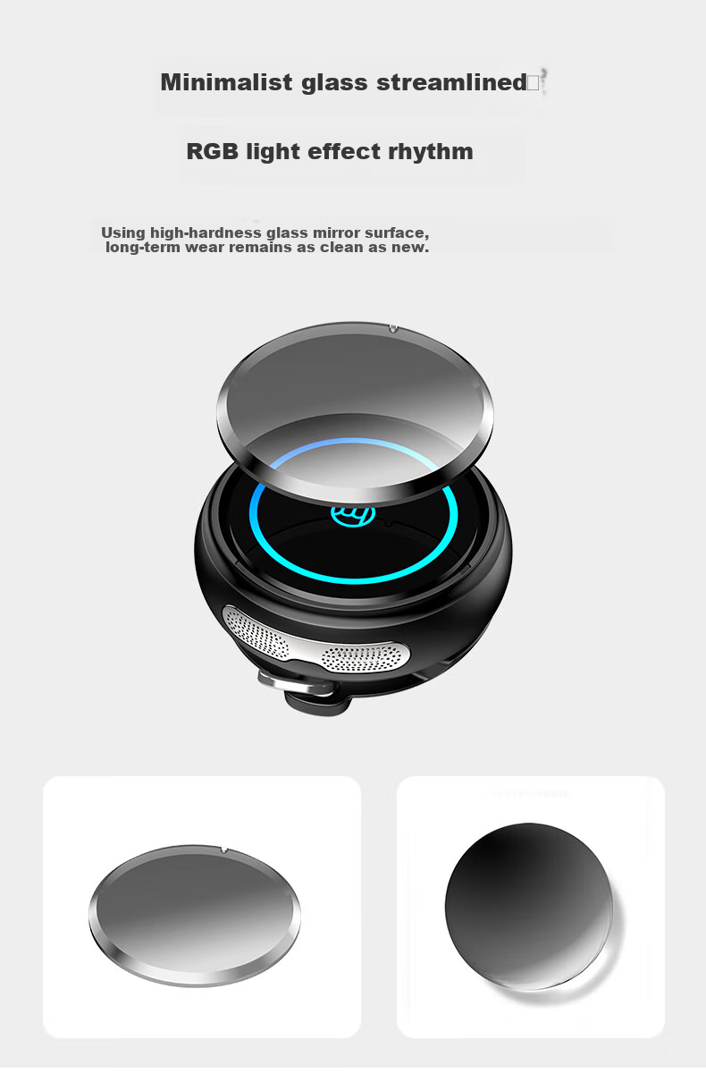 Haomuren Wireless Lavalier Microphone M9, Live Streaming Equipment for Streamers, TikTok Karaoke Interview Recording Microphone, Outdoor Professional Noise-Cancelling Mic, Button Microphone for Short Video Vlog 5