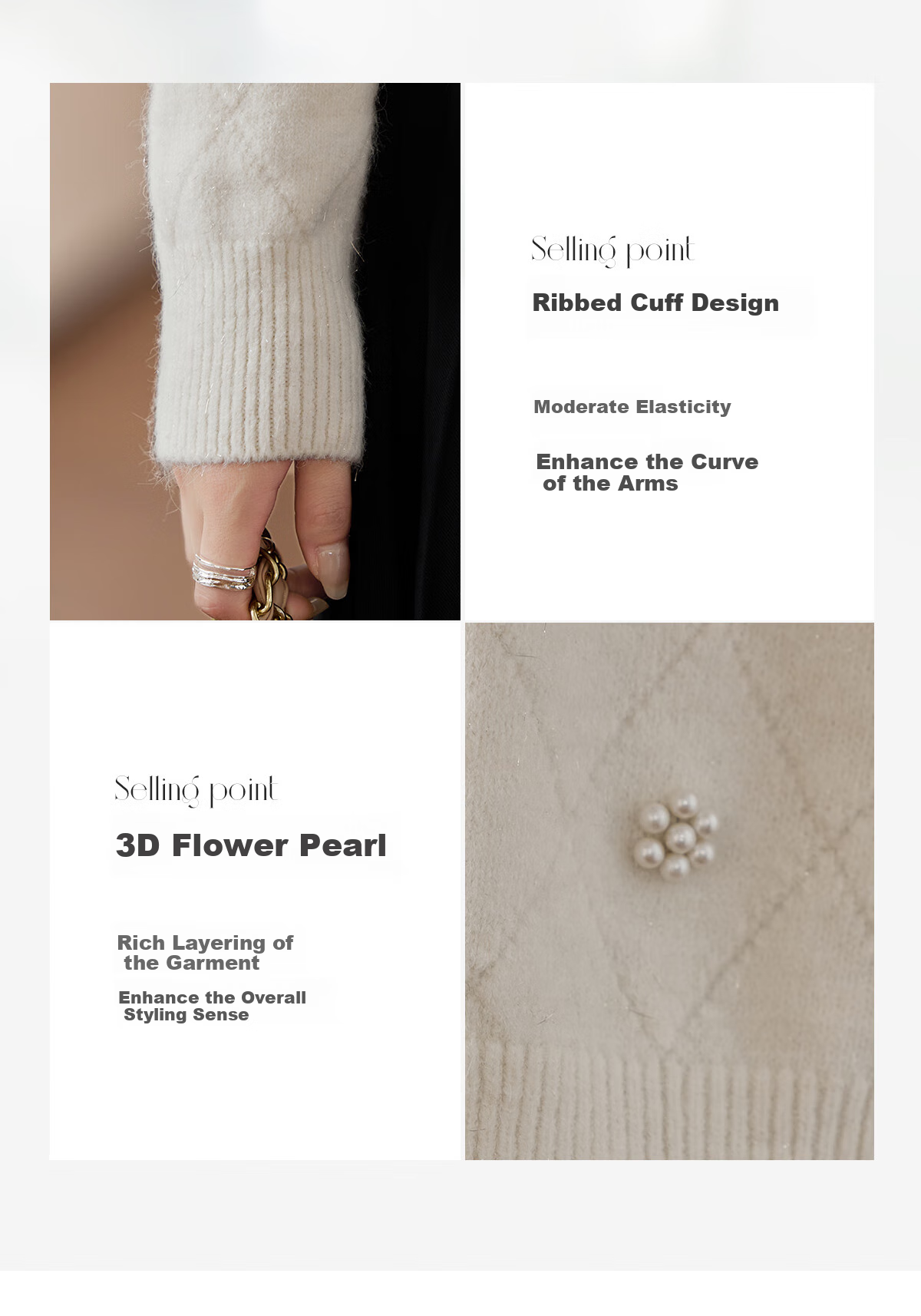 She Enjoy Stand Collar Reversible Knit Cardigan Women's Versatile Knit Sweater Jacket T54Z152 4