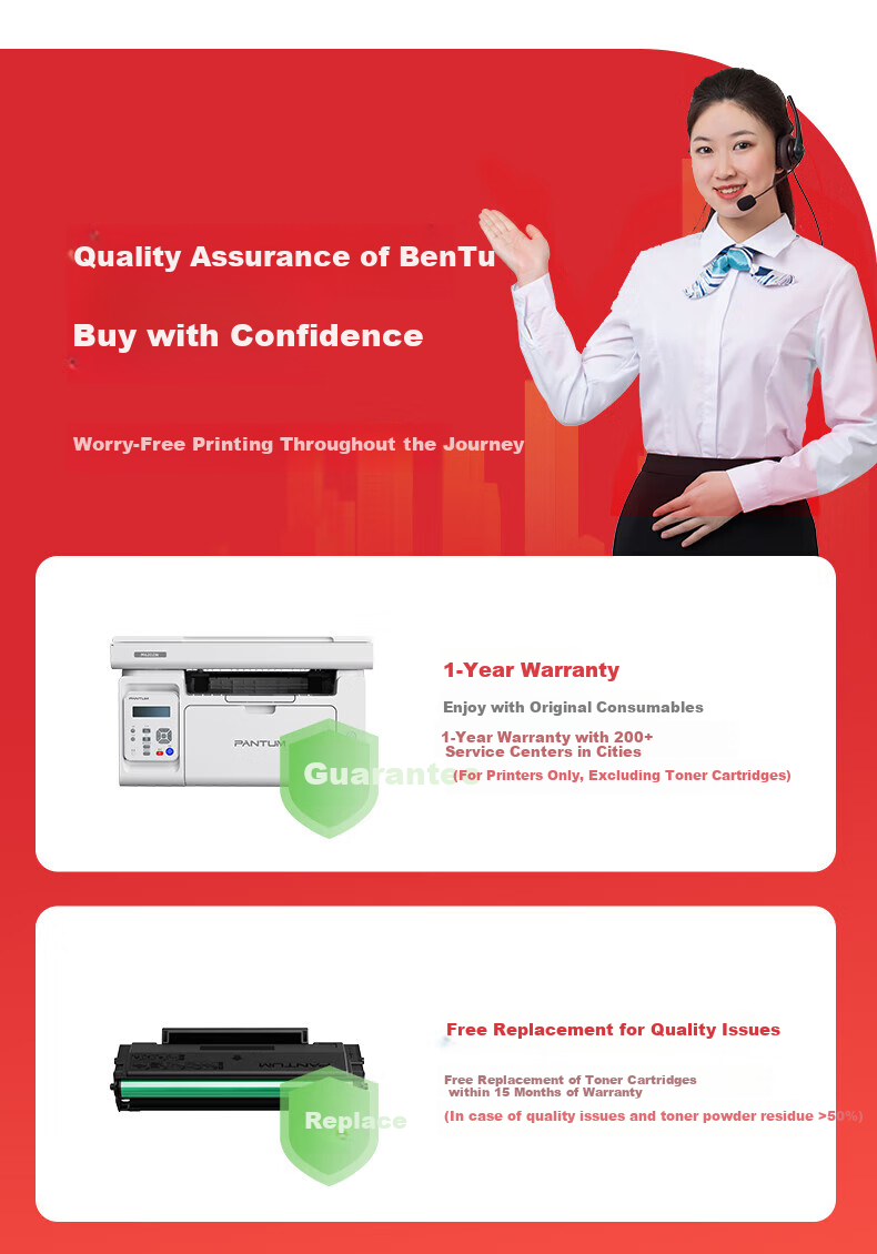 PANTUM M6202W Laser Multifunction Printer, Wireless Home Mobile Phone, Study Document Copying, Student Homework Printer (Print/copy/scan) 20