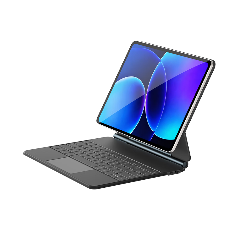COOLSTART Compatible with Xiaomi Pad 8/8 Pro 7/7 Pro/9 Floating Keyboard, 11.2-Inch Pad Magnetic Smart Bluetooth Wireless Portable Sleep Protection Cover Integrated Protective Case, Black