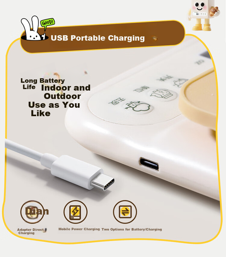 Baijie Electronic Kitchen Scale High Precision Food Scale Gram Scale Baking Scale 0.1g/10kg Rechargeable 8