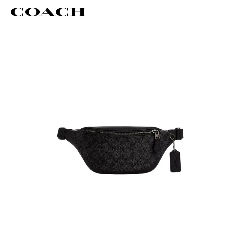 COACH Men's WARREN Multifunctional Crossbody Chest Waist Bag Black CW369 Gift