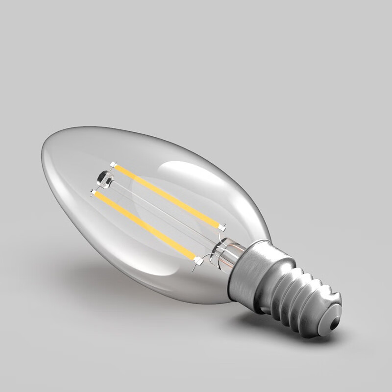 PHILIPS LED Vintage Bulb Retro Creative Filament Energy-saving Edison Candle E14 Bulb - 4W Warm White 3000K