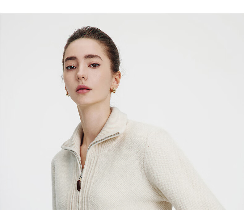 Navikail Italian Small Sailboat 25 Autumn Winter Women's Wool Sweater Full Wool Cardigan Casual Knit Jacket 2334095508 14