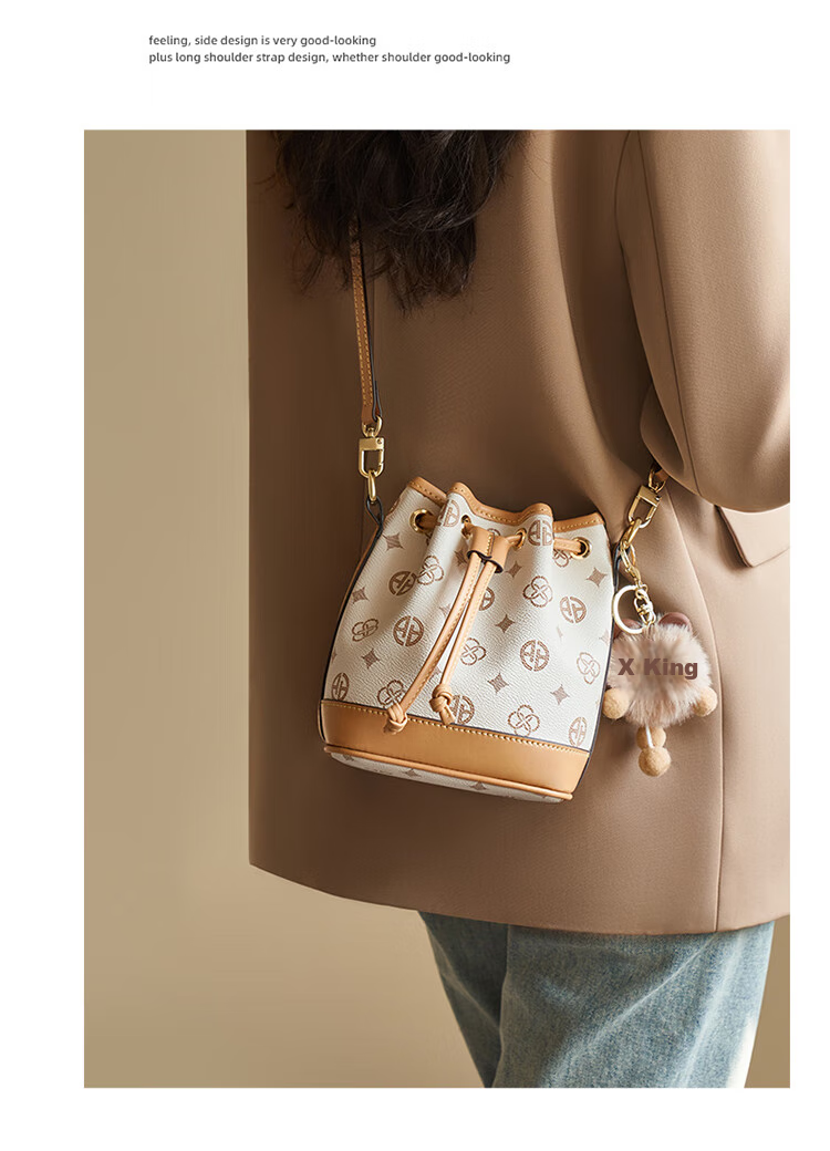 Aokang Women's Handbag, Trendy Large Capacity Bucket Bag, Light Luxury Crossbody Shoulder Bag, Birthday Gift for Girlfriend Or Wife 12