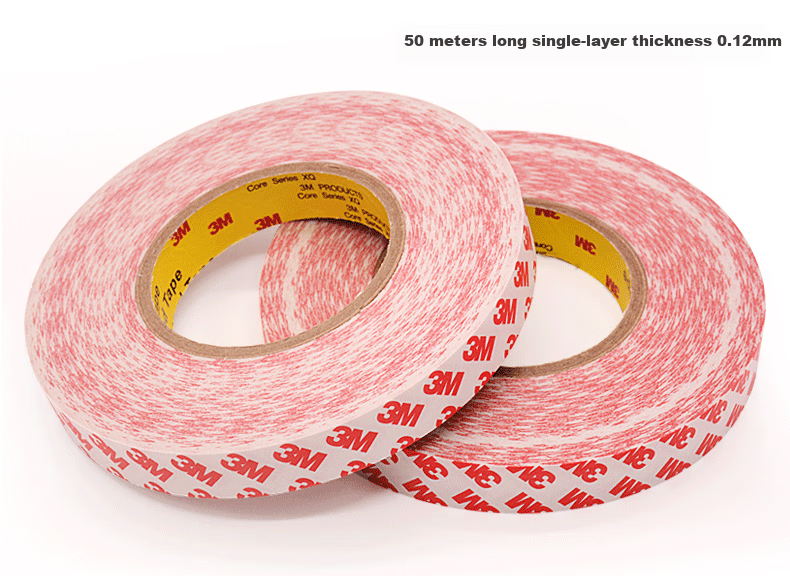 3M 55236 Non-Woven Semi-Transparent Cotton Paper, Heat-Resistant Double-Sided Tape for Spring Festival Couplets, 30mm X 50m, Single Roll 4