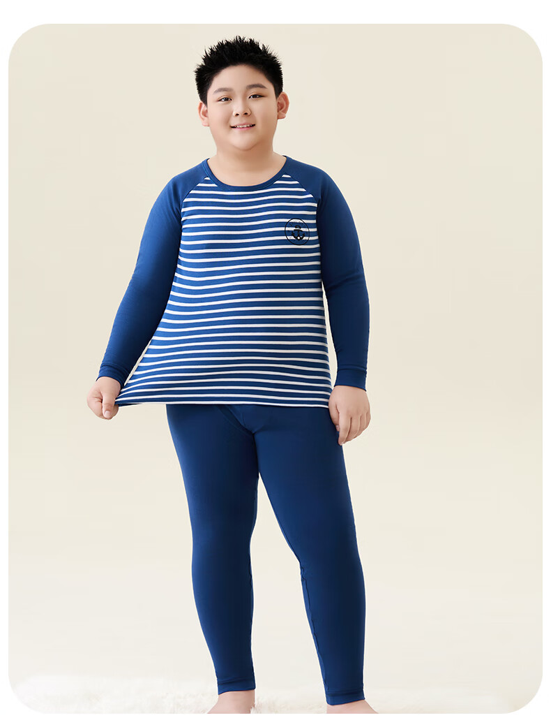 Me feeling Teen Cotton Thermal Underwear Set 2025 New Antibacterial Class A Plus Size Warm Sleepwear 21