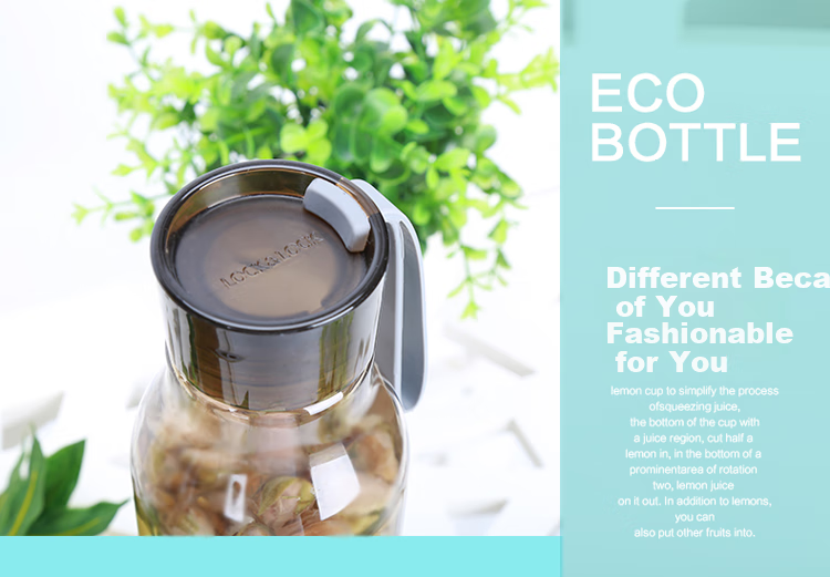 LOCK&LOCK ECO Outdoor Sports Water Bottle, Portable Plastic Water Jug for Men And Women Students, 550ML Gree 6