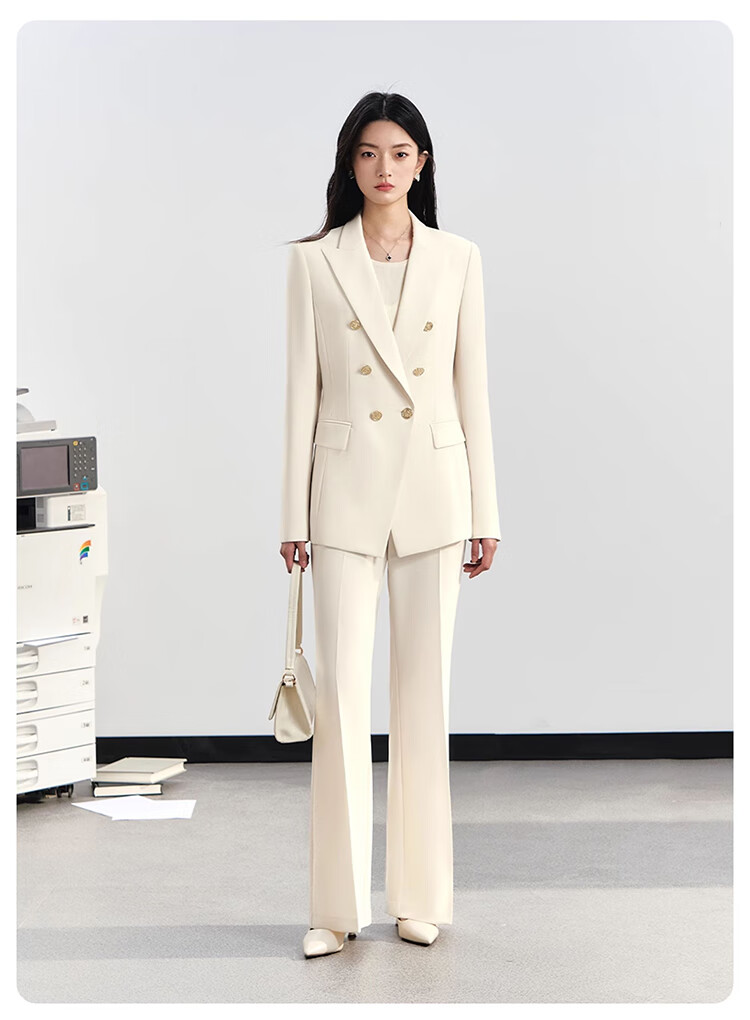 Miss Bird Premium Commuter Suit Set Women's Professional Formal Small Size Workplace Interview Elegant Blazer 8