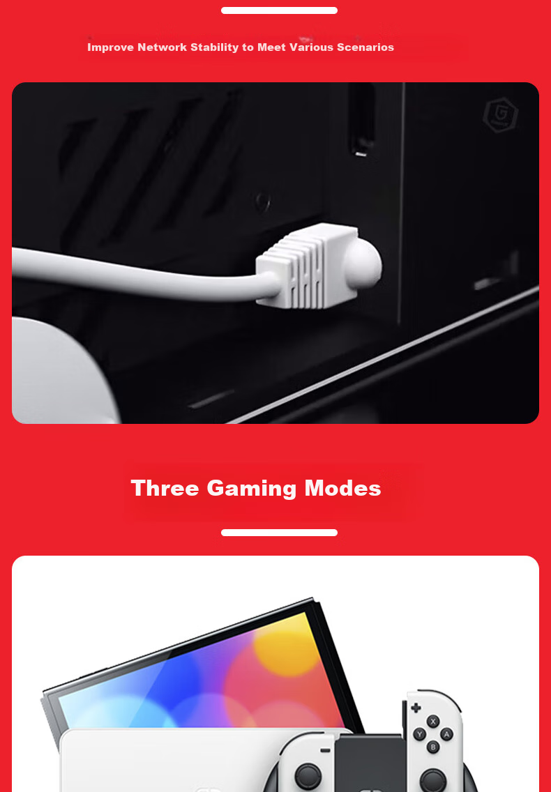 Nintendo Switch, Nintendo Gaming Console, Switch NS Hong Kong Version OLED Edition Game Console, with White Joy-Con, Portable Game Handheld 4