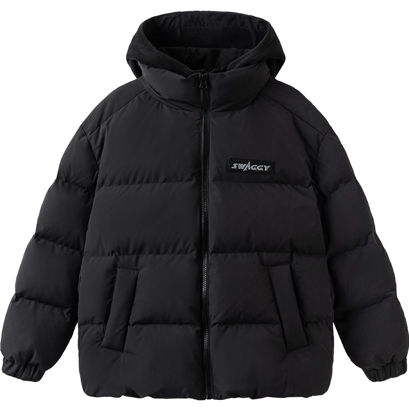 BALABALA Boys' Down Jacket 2025 Winter New Warm Waterproof Outdoor Coat for Older Kids