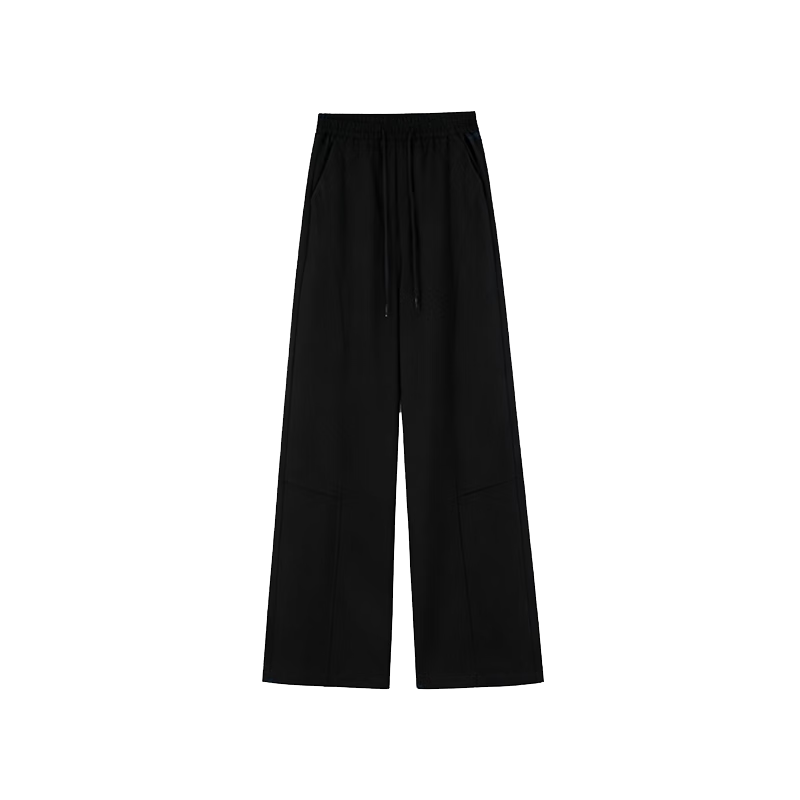 LangSha Women's Casual Sports Pants 2025 Autumn New Loose Slim High-Waist Wide-Leg American Style Sweatpants