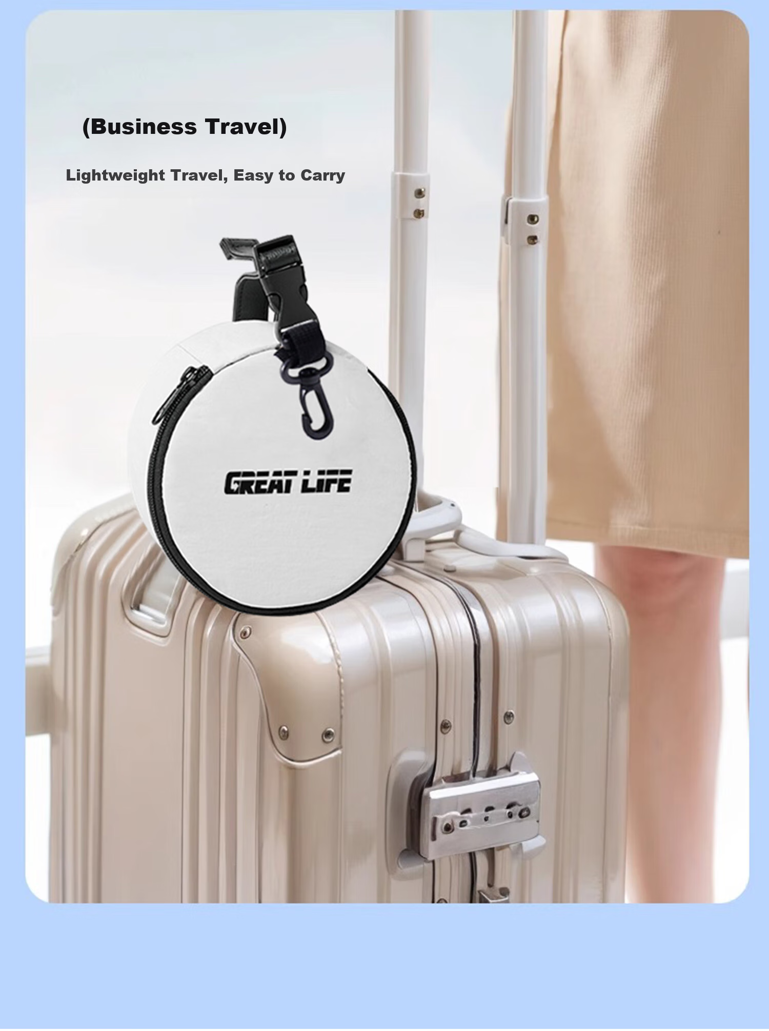 GREAT LIFE U-Shaped Neck Pillow, Portable Travel U-Shaped Pillow for Sleeping, Airplane And High-Speed Rail, Summer Car Neck And Cervical Spine Support Pillow 9
