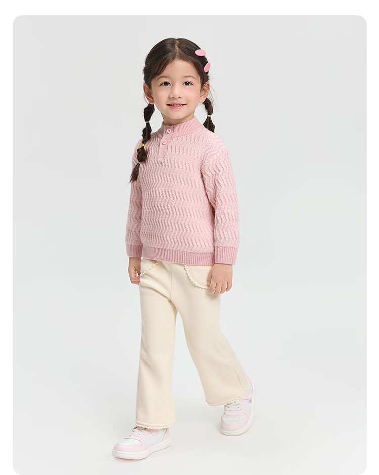 Balabala BalaOne Kids Sweater Boys Girls 2025 Winter Knitwear Baby Pullover 208425103104 5