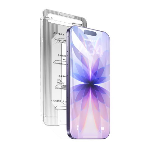 DIVI iPhone 17 Tempered Glass Screen Protector, Full Coverage, Anti-Dust, Anti-Fingerprint, Ultra-Thin, No Black Edges, Drop Resistant, 2-Pack