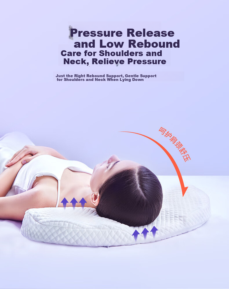 Aeromax Memory Foam Cervical Pillow for Neck Support, Cervical Spondylosis Treatment, Adult Sleeping Pillow, Detachable Traction Round Pillow 8