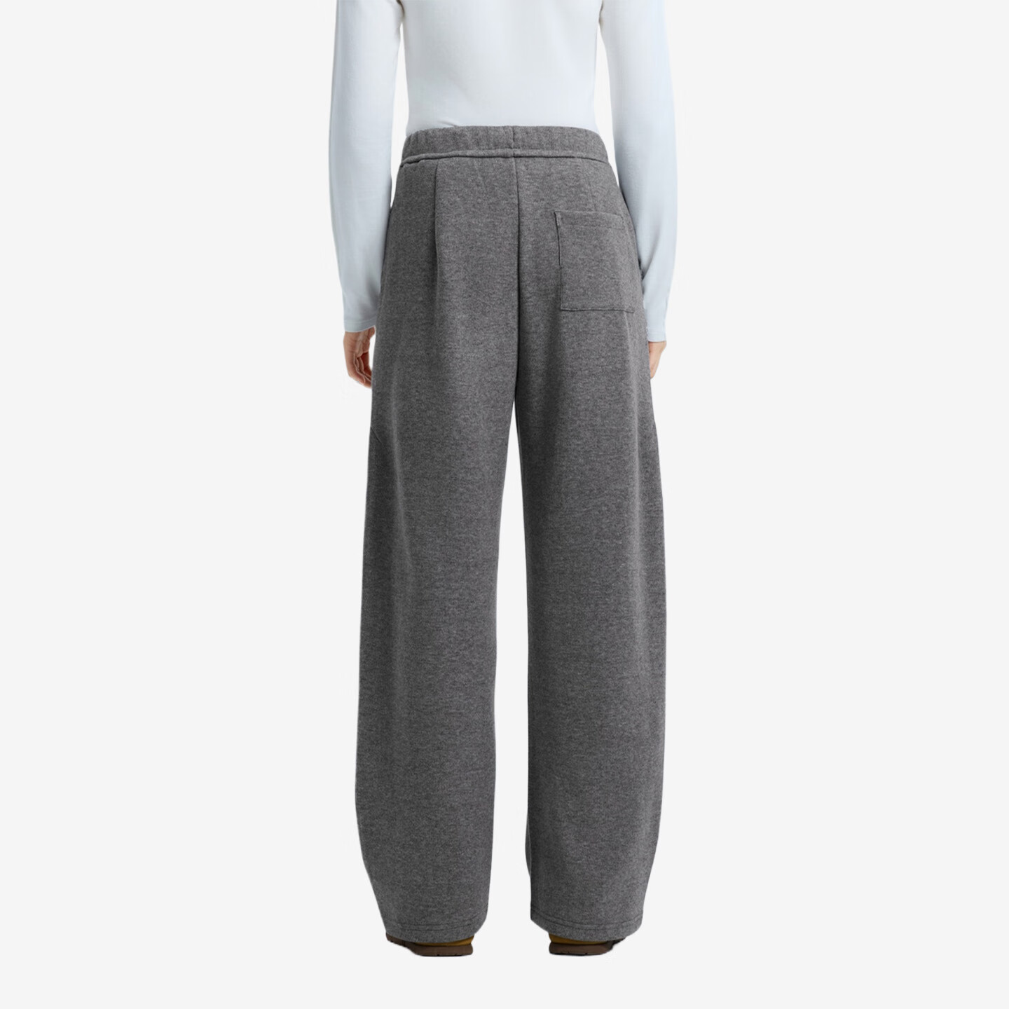 Meters Bonwe Women's Casual Pants 2025 Autumn New Soft Comfortable Skin-friendly Draped Wide-leg Trousers