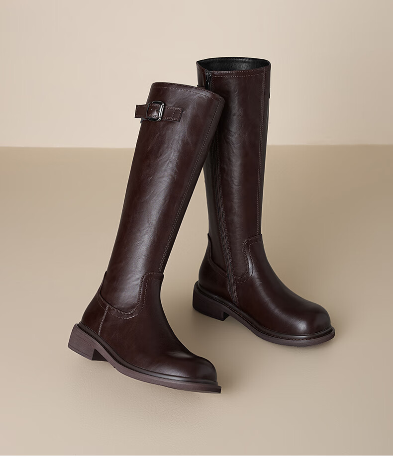St&Sat Platform Height Increasing Knee-High Boots Women 2025 New Autumn Winter Hot Denim Tall British Knight Boots 11