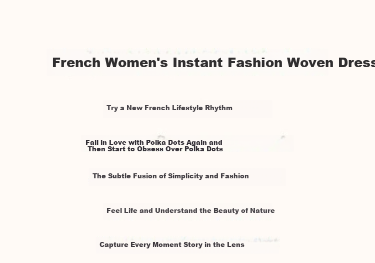 Dme [Elegant French Girl] Autumn Vintage Polka Dot Waist-Cinching Pleated Skirt with Ruched Hem, A-Line Women's Dress 1