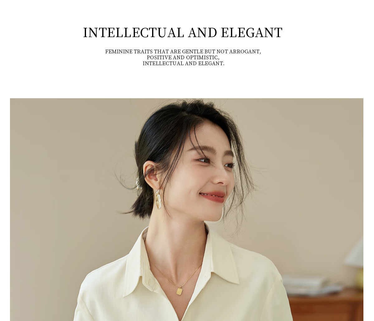 Chushen Spring And Autumn Long-Sleeve Shirt for Women, Turn-Down Collar, Embroidered Pockets, Versatile Commuter Blouse Top S143C2027 34