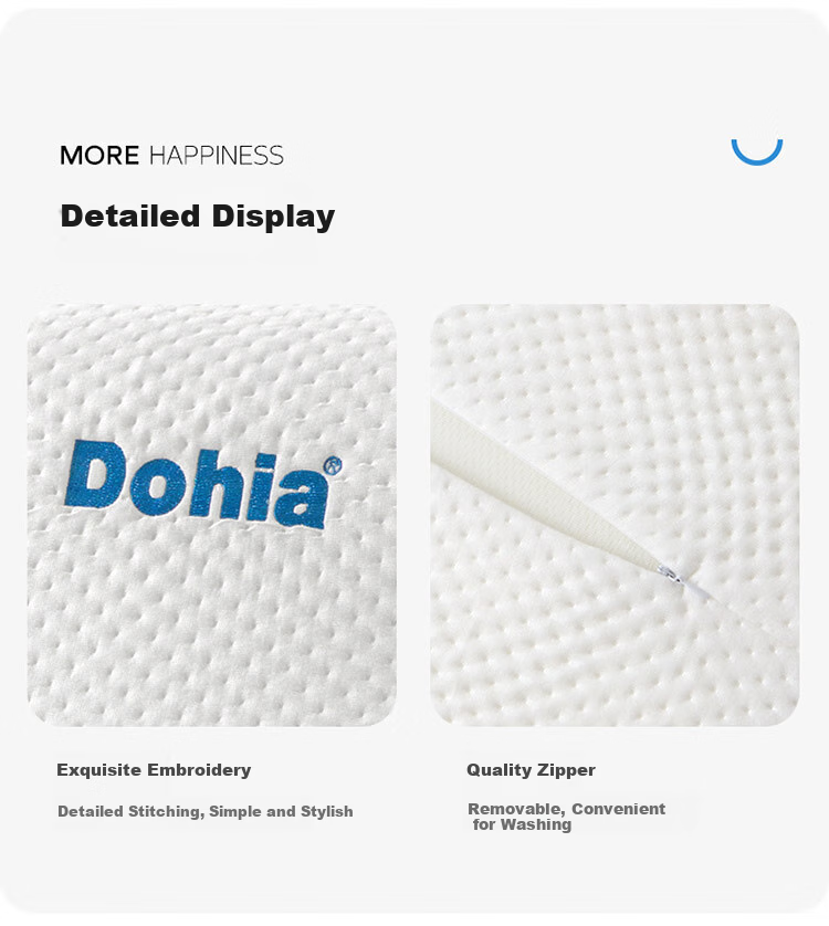 Dohia Slow Rebound Memory Foam Pillow, Deep Sleep Zoned Adult Cervical Pillow Core, 60*40cm Single Piece 14