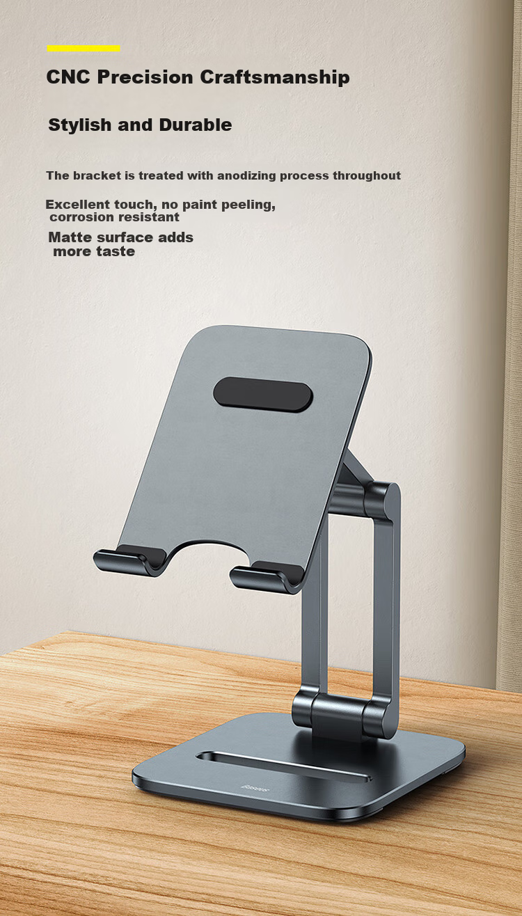Baseus Electric Bike Phone Holder, Bicycle Riding Mount, Motorcycle Outdoor Navigation Fixator, Food Delivery Rider Courier Rack, Shock-Absorbing Non-Slip Cycling Equipment Universal 8
