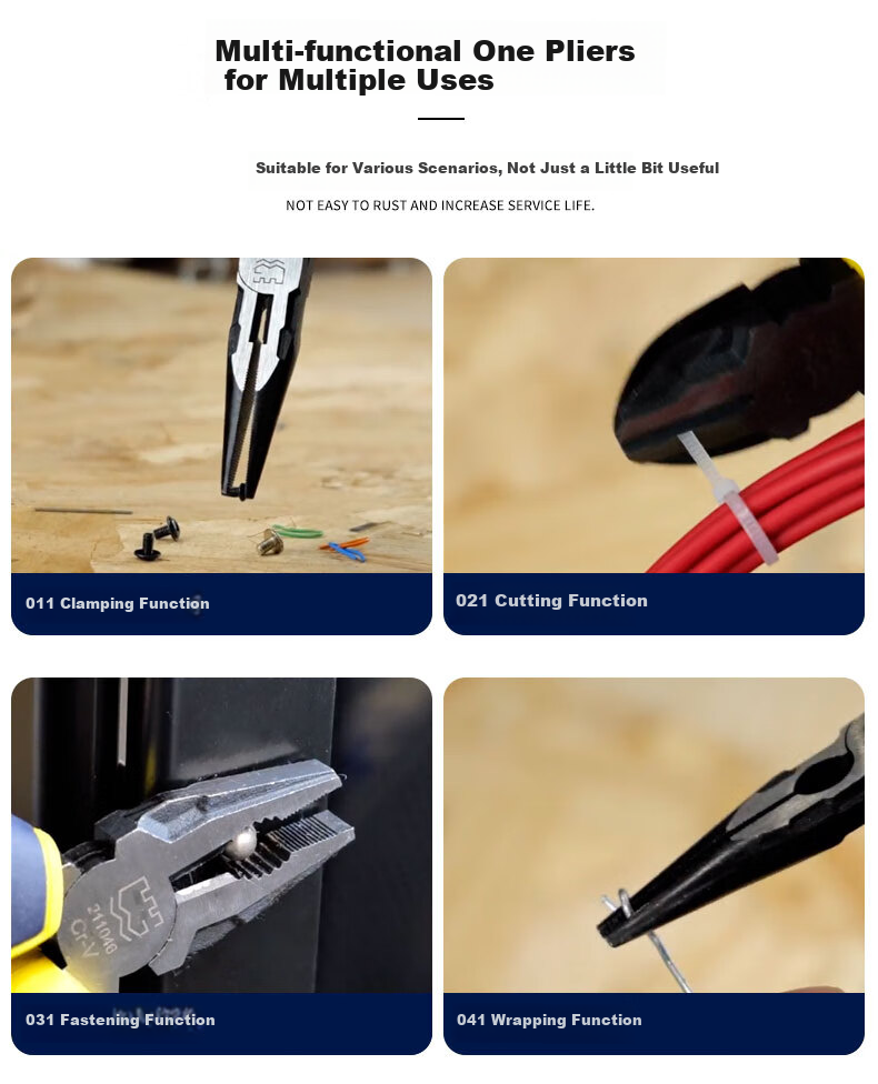 Great Wall Diagonal Pliers Professional Grade Cr-V European Style 160mm 6 Inch Wire Cutting Pliers 213046C 6