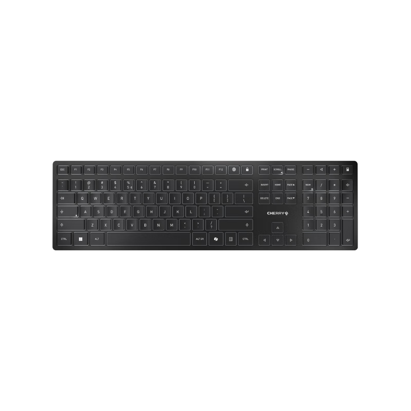 CHERRY KW9100 Membrane Keyboard Wireless Bluetooth/2.4g Screen-Switching Computer Office Home Ultra-Thin SX Scissor Foot Quiet Full-Size