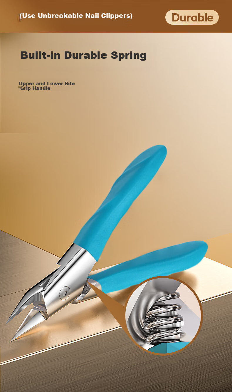 Huanlinkai Ingrown Toenail Specialized Nail Clipper, Pedicure Tool, Eagle Beak Pliers, Ingrown Toenail Scissors, Stainless Steel Nail Care Tool 9
