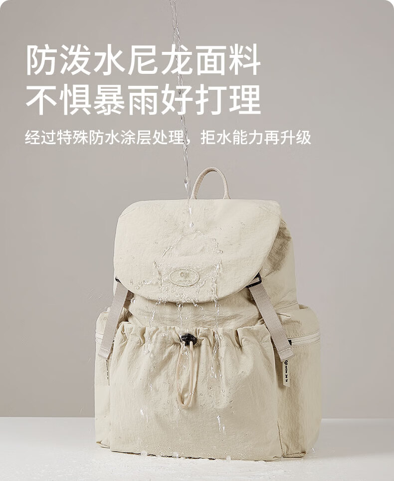 Aji Outdoor Travel Backpack Women College Student School Bag Fashion Versatile Waterproof Lightweight Small Travel Backpack 8