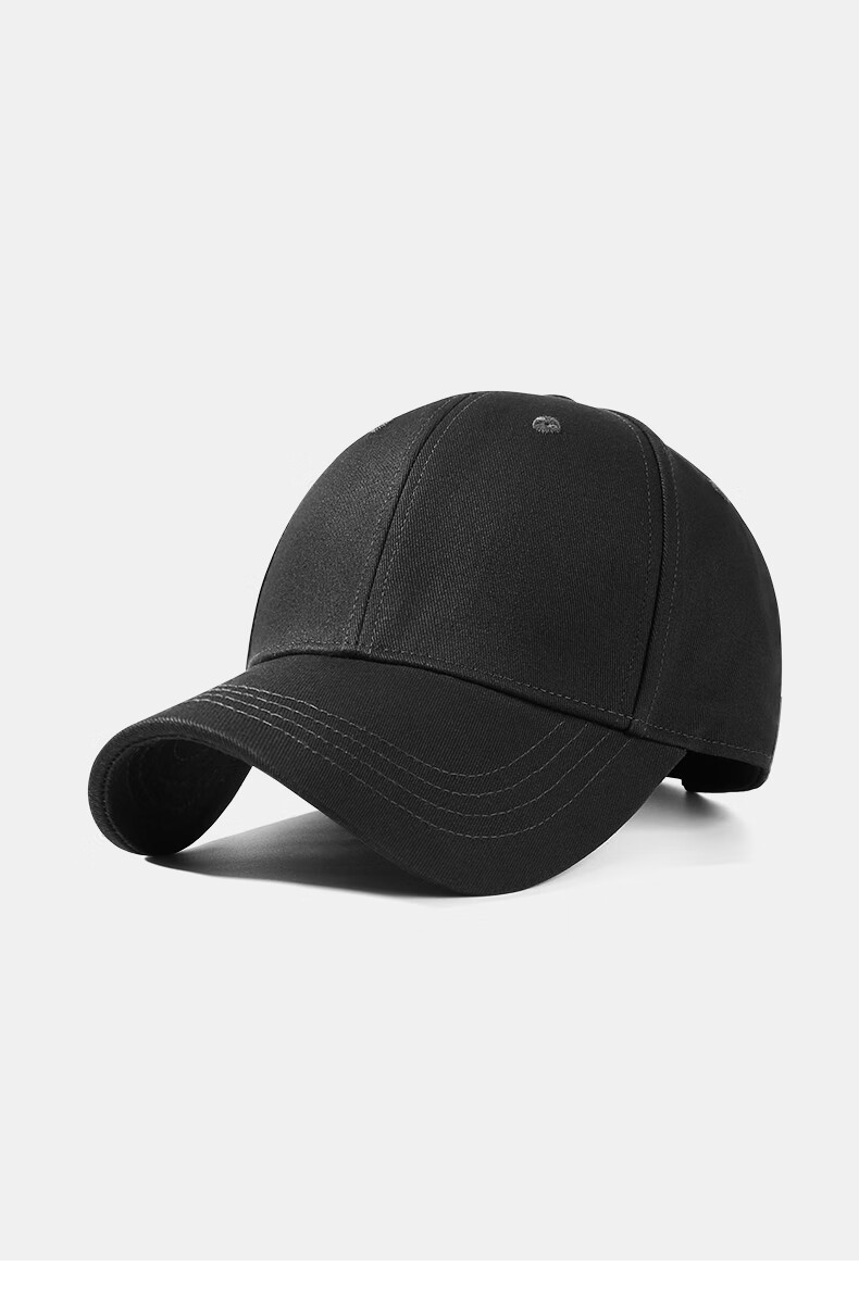 Jingsu [JD Own Brand] Baseball Cap Men Large Head Pure Cotton Duckbill Cap Women Four Seasons Hard Top Hat Khaki 11