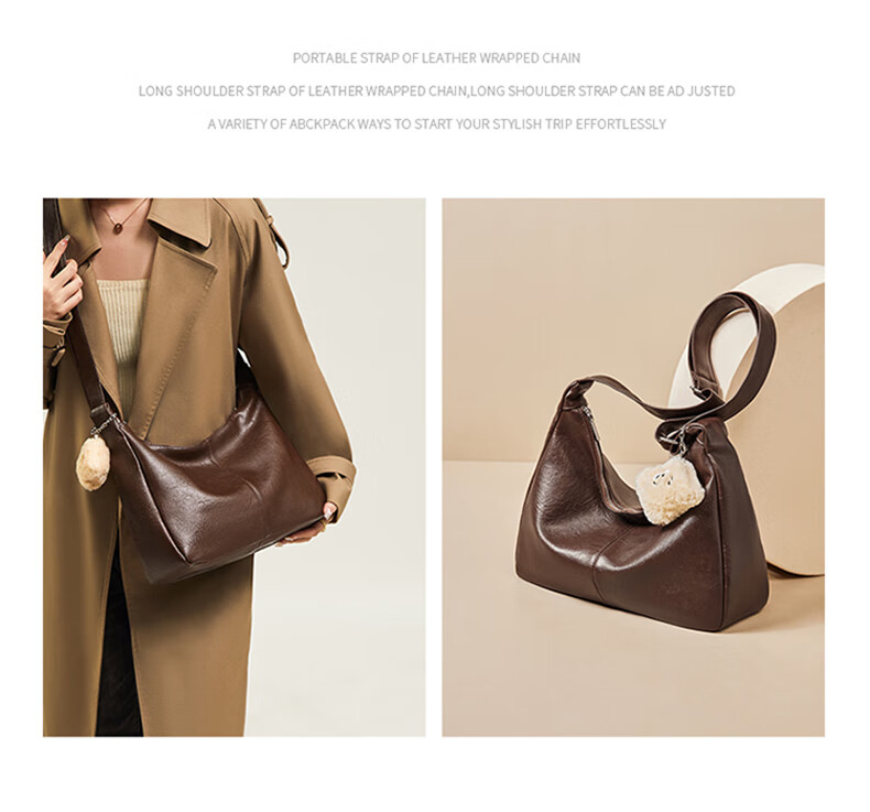15MINUTES Women's Handbag, 2026 New Style Shoulder Crossbody Bag, Light Luxury Simple Pillow Ladies Purse, Birthday Gift for Girlfriend 5