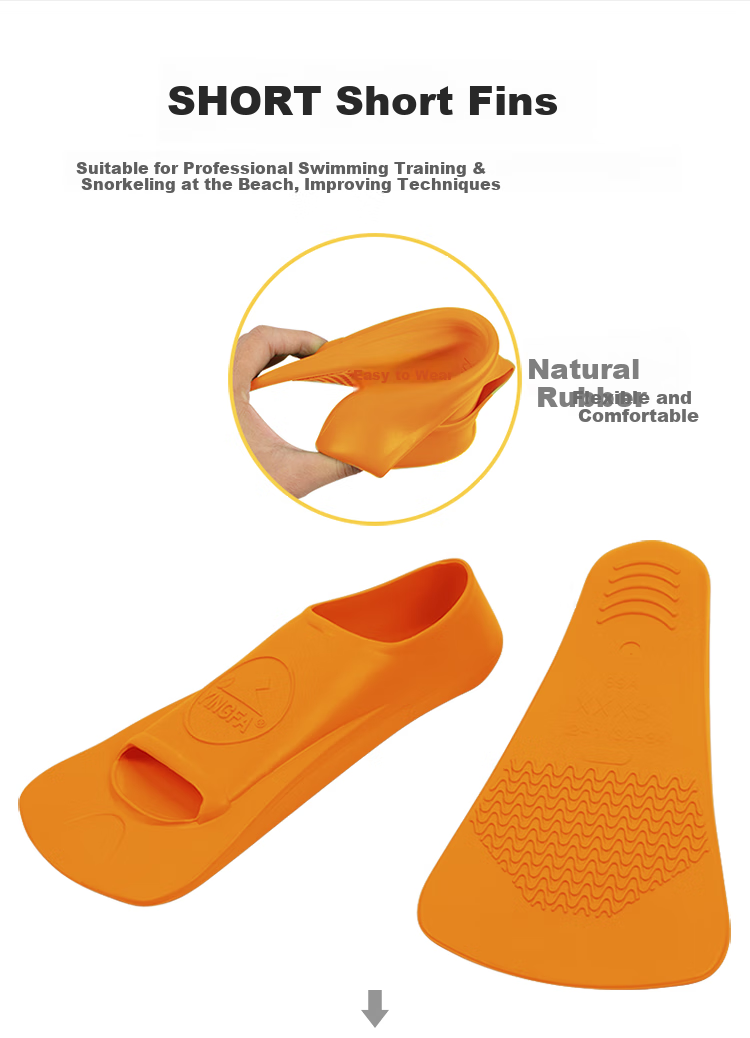 YINGFA Swimming Fins for Children And Adults, Comfortable, Durable, Professional, for Swimming, Snorkeling, Speed Training, Kick Aid, Soft Rubber Flippers 8