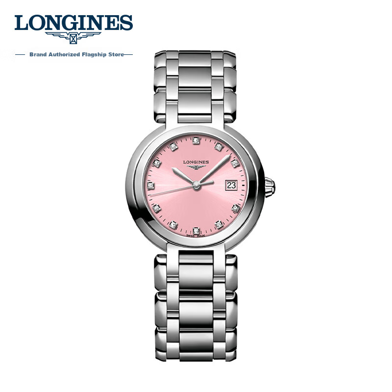 LONGINES Swiss Watch, Heart Moon Series, Women's Steel Strap Quartz Watch L81224996