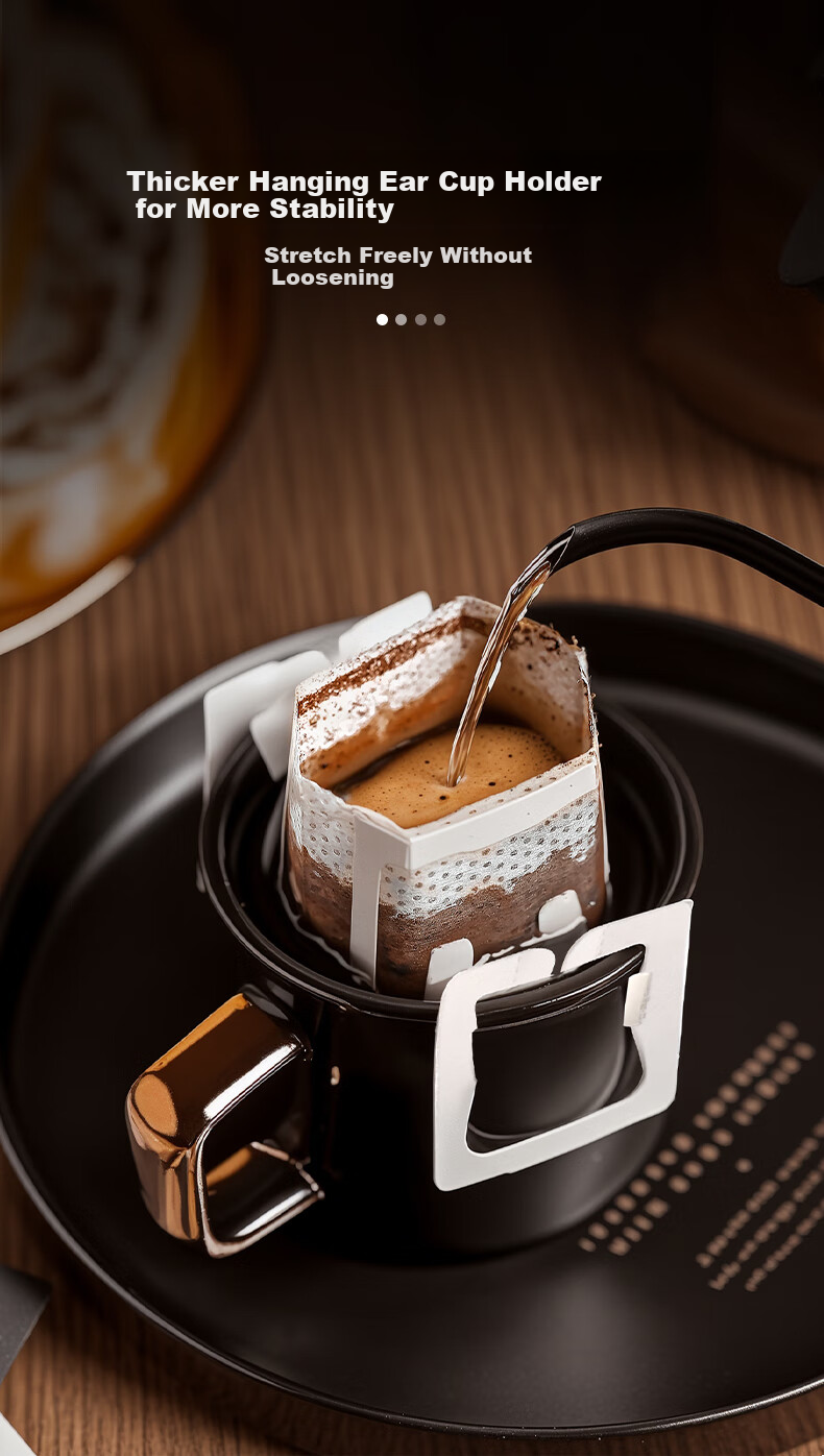 CLITON Coffee Filter Papers, Portable Drip Coffee Maker Filter Papers, Cake Bowl-Shaped Filter Cups, 50 Sheets 8