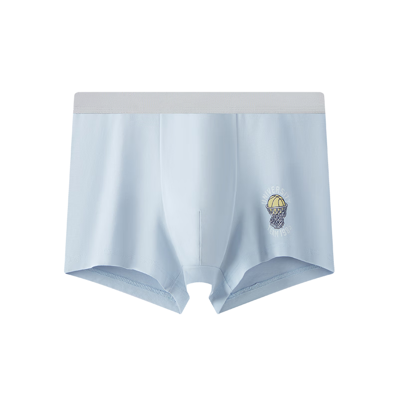 Hengyuanxiang Boys' Pure Cotton Underwear for Puberty, High School Students And Chubby Kids, Boxer Briefs And Shorts, 10A Antibacterial