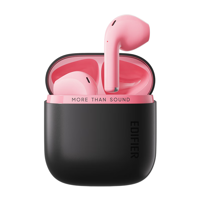 Edifier Flowers Zero Air Pro Wireless Bluetooth Earphones Semi-In-Ear Bluetooth 6.0 41H Long Battery Life Blackberry Pink