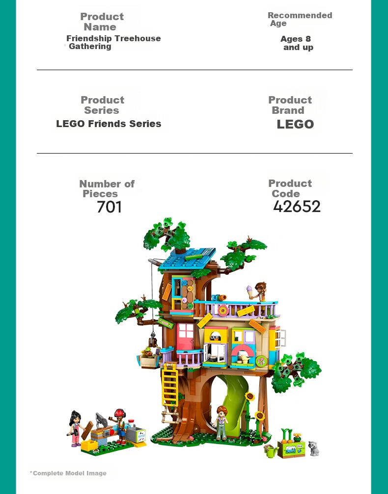 LEGO Building Blocks Best Friends 42701 Cute Koala House Kids Boys Girls Toy Birthday Gift Home Decor 16