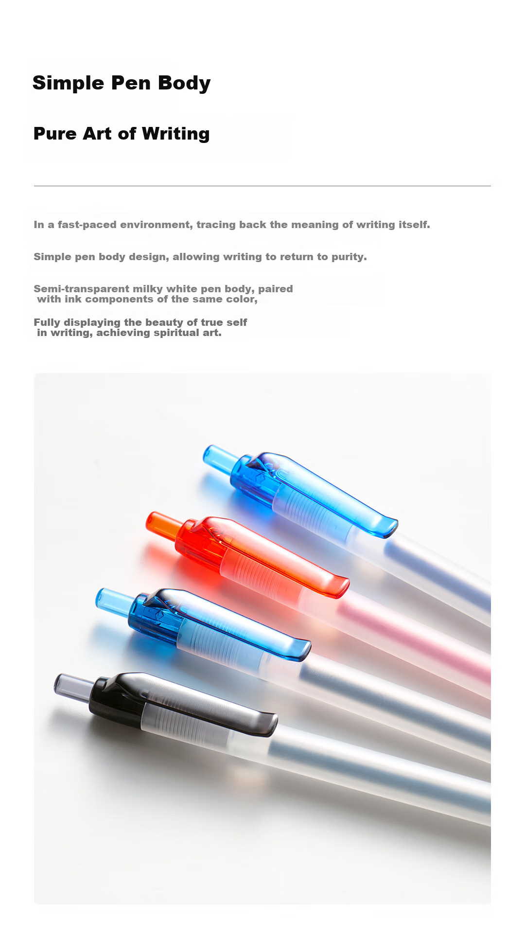 KACO Black Pen Business Meeting Office Signature Pen 0.5mm Black Bullet Tip Retractable Gel Pen Quick-Dry Water Pen Student Exam Brush Pen Ballpoint Carbon Pen 10pcs/Box 2