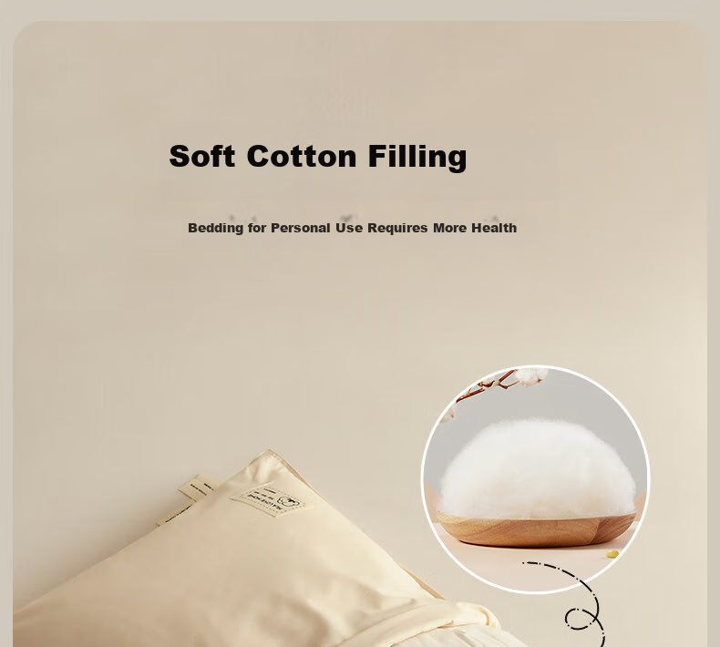 HLA A-Class 100% Xinjiang Cotton Three-Protection Pillow Core 7A Antibacterial Oil-Resistant Fiber Neck Support Pillow for Dormitory 8