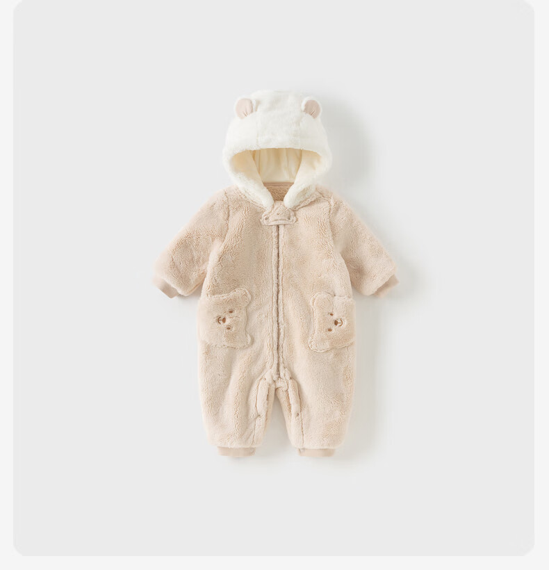 DAVE & BELLA Baby Clothes Newborn Infant Romper Boys Autumn Winter Toddler Pajamas 3