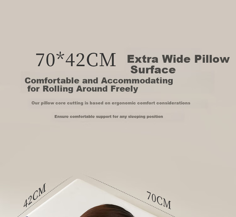 AiSleep Memory Foam Pillow, Cervical Support, Sleep Aid, Side Sleeping, Adult Deep Sleep Wide Pillow 12