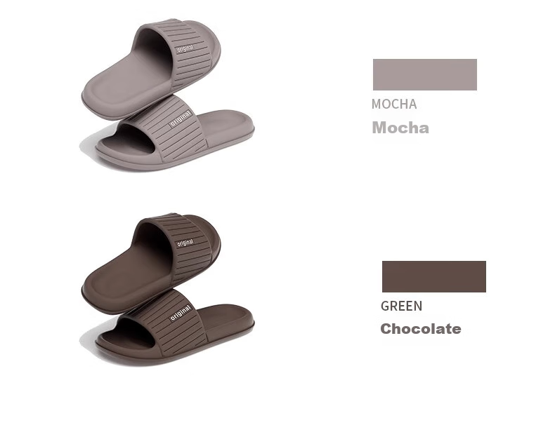 GUOLUOFEI Slip-On EVA Slippers for Men And Women, Summer Bathroom Shower Large Size Non-Slip Men's Sandals, Purple, Size 38-39 13