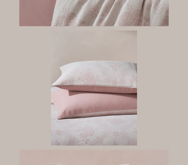JIEBO 60-Piece Pure Cotton Bedding Set, All-Cotton Brushed Four-Piece Set, Class A Long-Staple Cotton, High-End Luxury Bedsheet Style, for 2.0/2.2 Meter Bed, Duvet Cover 220×240cm 7