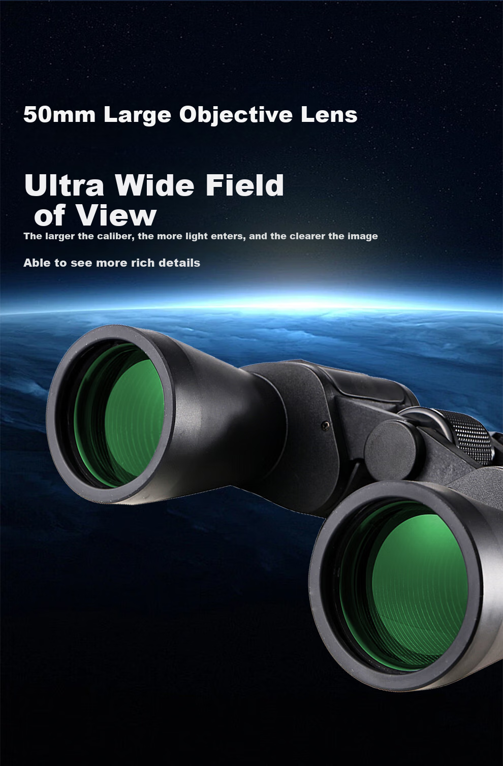 LUXUN Lieyu 1st Generation Binoculars, High-Definition, High-Magnification, Military-Grade with Night Vision, 100 Professional-Level Adult Outdoor Kilometer 5