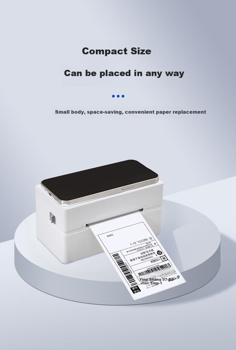 Chenguang 918U2 Thermal Express Label Printer, Wireless Bluetooth, Portable Single-Page Express Label Electronic Shipping Label Printer, Thermal Labels, Commercial Printer 4