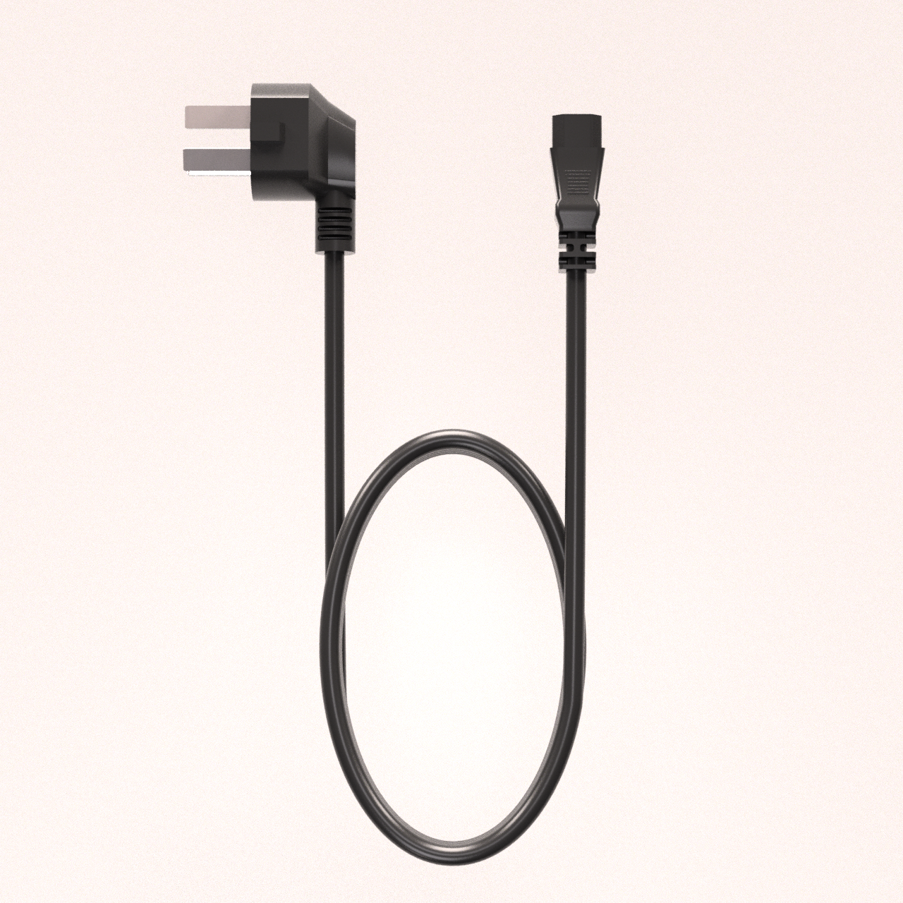 Lvxiao National Standard Three-Pin Power Cord for Computer Tower, Compatible with Monitors, Rice Cookers, Chassis, Projectors, Three-Pin Universal Power Cable